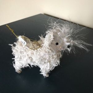 Anthropologie Festive Pup Ornament